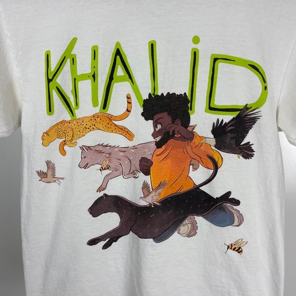 Mens Y2K Khalid Free Spirit 2019 Tour Pop Hip Hop Rap Shirt Size S - Picture 3 of 4